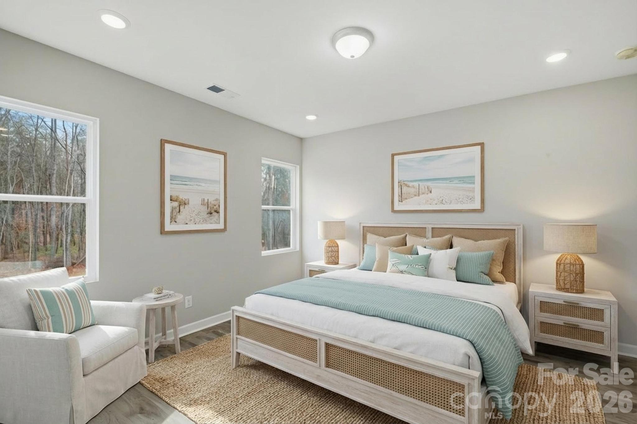 368 Lippard Farm Road Statesville, NC 28625 - Photo 7 of 29 a bedroom with a bed and a couch