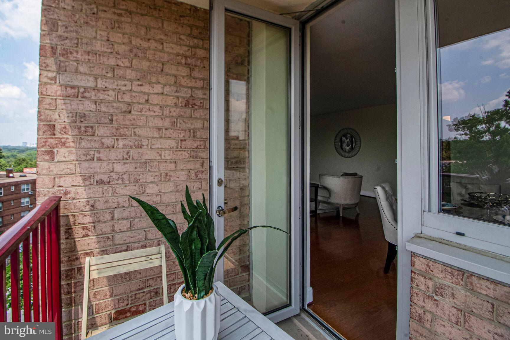 1220 Blair Mill Road, Unit 605 Silver Spring, MD 20910 - Photo 30 of 46 Living Room Balcony