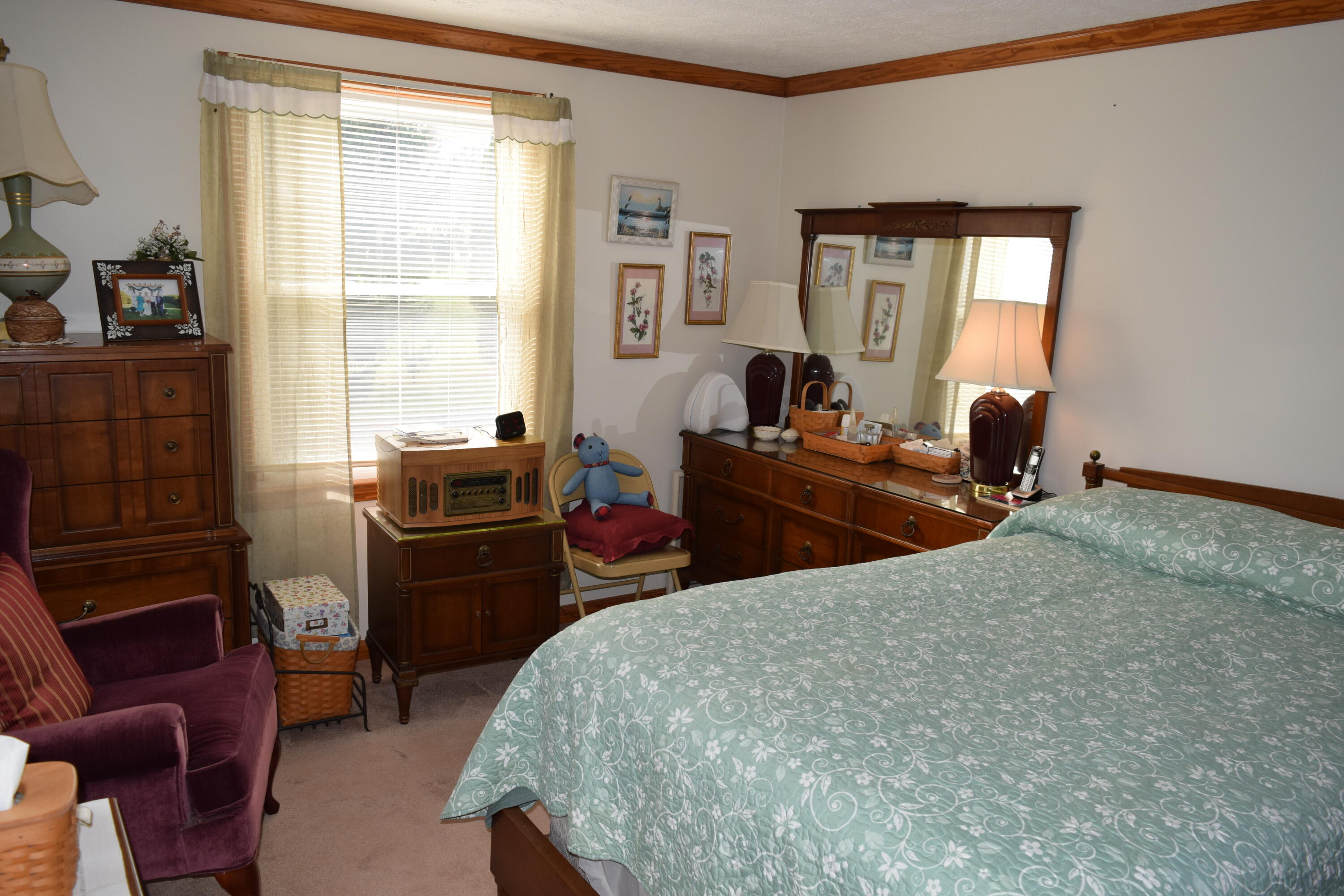 695 Long Level Road Southwest Floyd, VA 24091 - Photo 34 of 55 a bedroom with a bed and a window