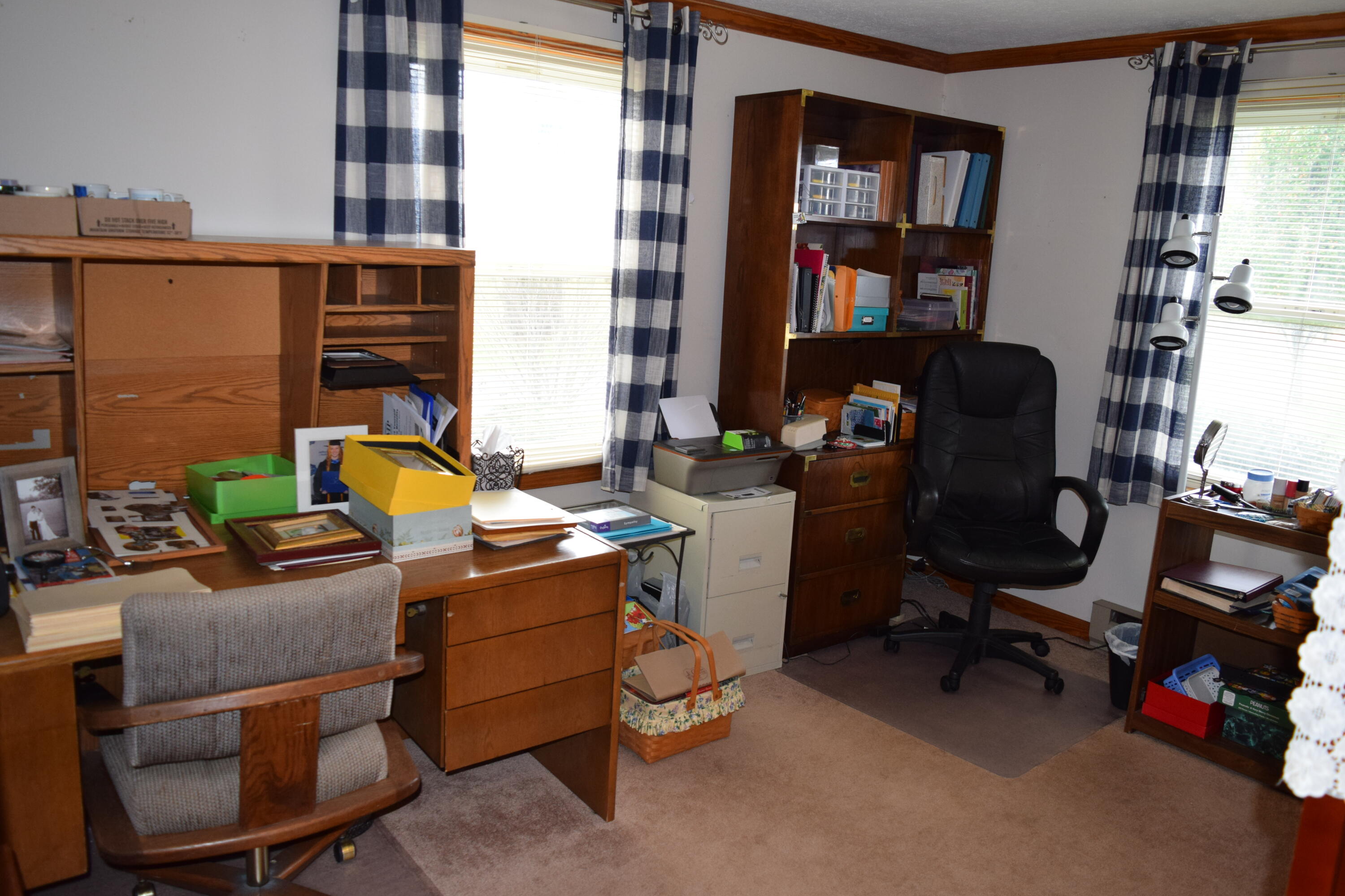 695 Long Level Road Southwest Floyd, VA 24091 - Photo 37 of 55 a view of a workspace with furniture and a window