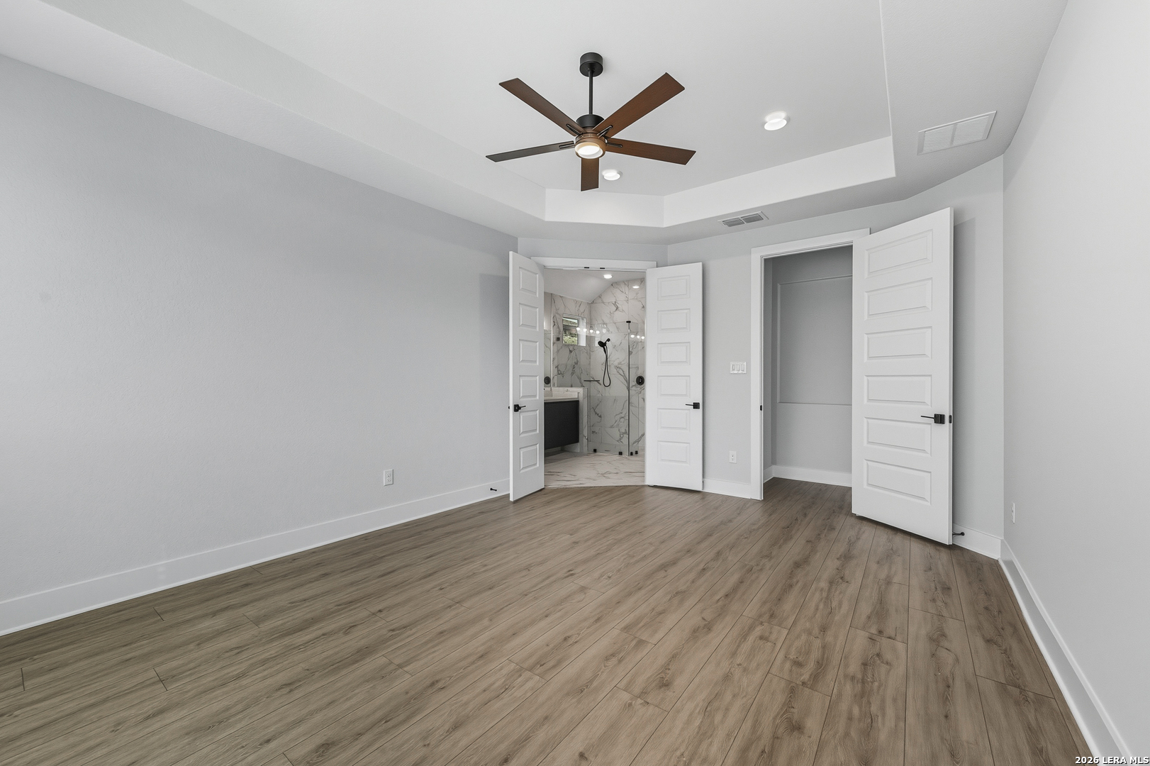 210 Kari Drive Castroville, TX 78009 - Photo 17 of 29 an empty room to closet and a ceiling fan