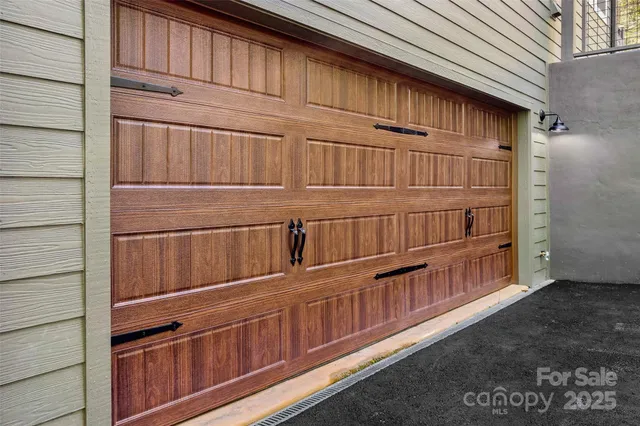 a view of backyard with a deck