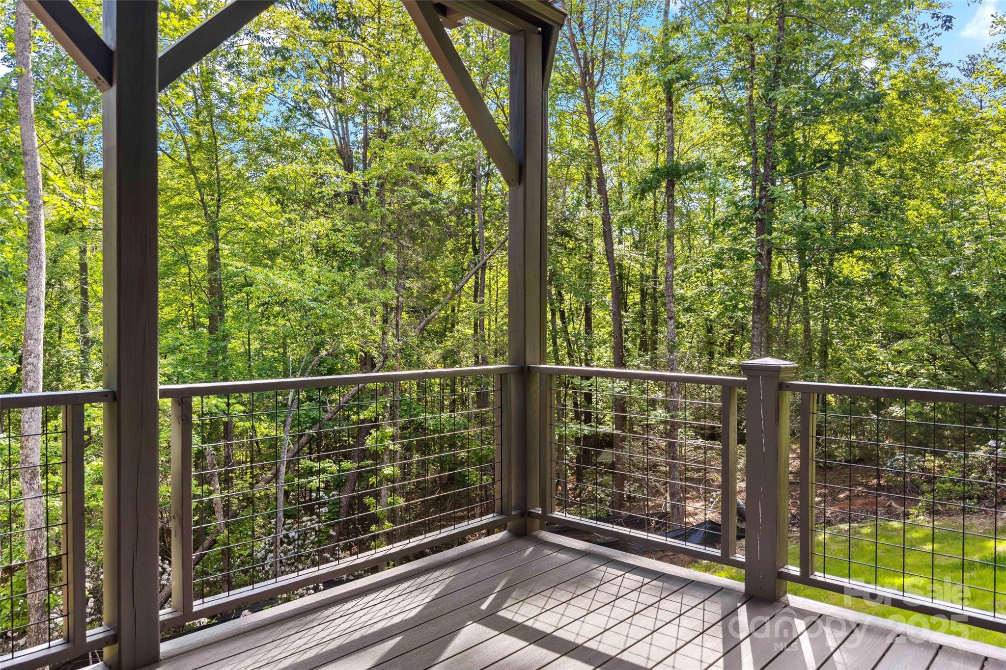 23 Laurel Crest Lane Mill Spring, NC 28756 - Photo 40 of 46 a view of a balcony with an outdoor space
