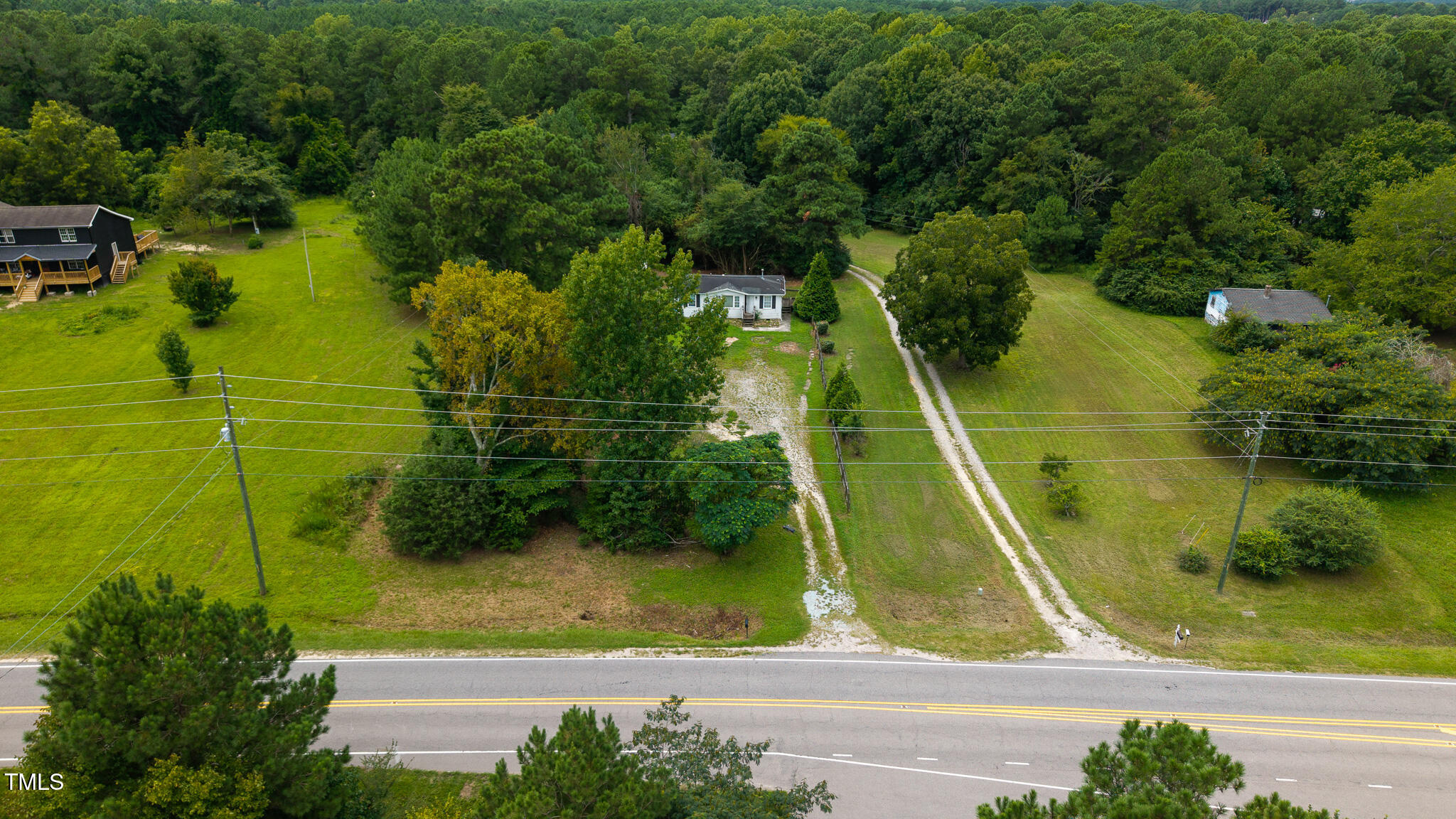 736 Jones Dairy Road Wake Forest, NC 27587 - Photo 2 of 7 Lot overview from Road