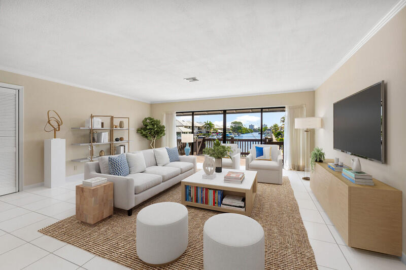 5290 Boca Marina Circle South Boca Raton, FL 33487 - Photo 16 of 39 staged living area