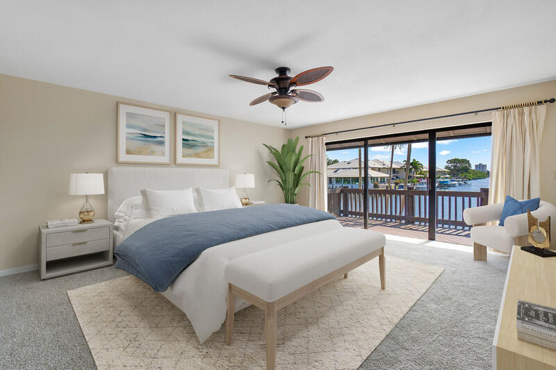5290 Boca Marina Circle South Boca Raton, FL 33487 - Photo 24 of 39 staged Primary Bedroom
