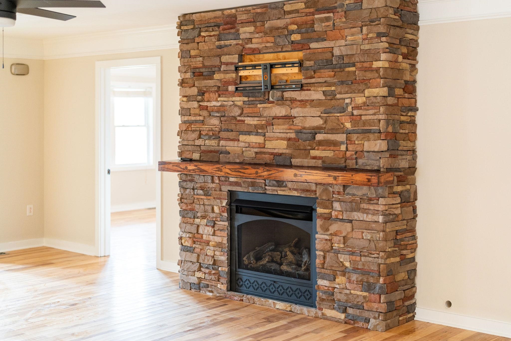 198 Turk Mountain Lane Waynesboro, VA 22980 - Photo 40 of 58 a living room with a fireplace