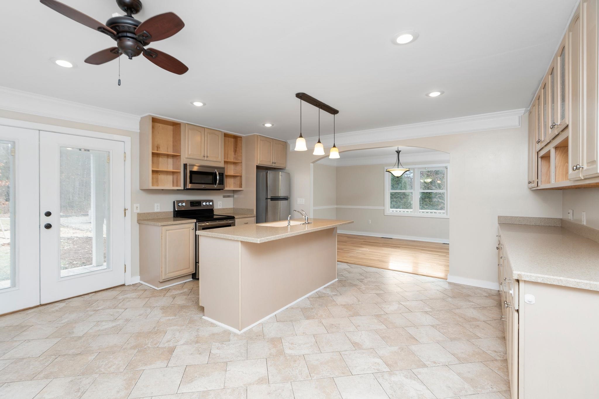 198 Turk Mountain Lane Waynesboro, VA 22980 - Photo 8 of 58 a view of a kitchen with microwave and cabinets