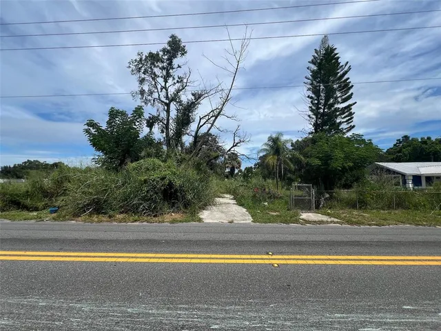 a swimming pool with an outdoor space