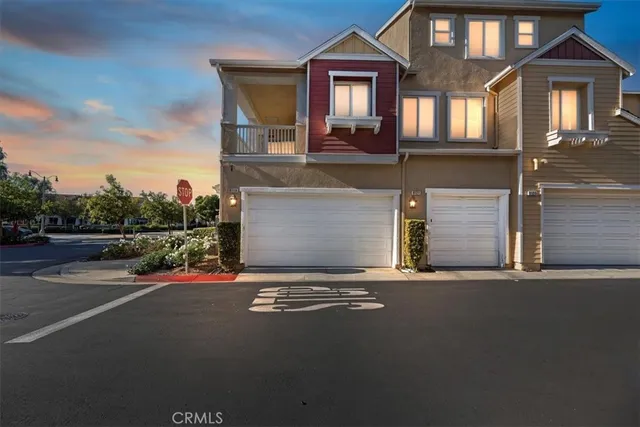 front view of a house with a street