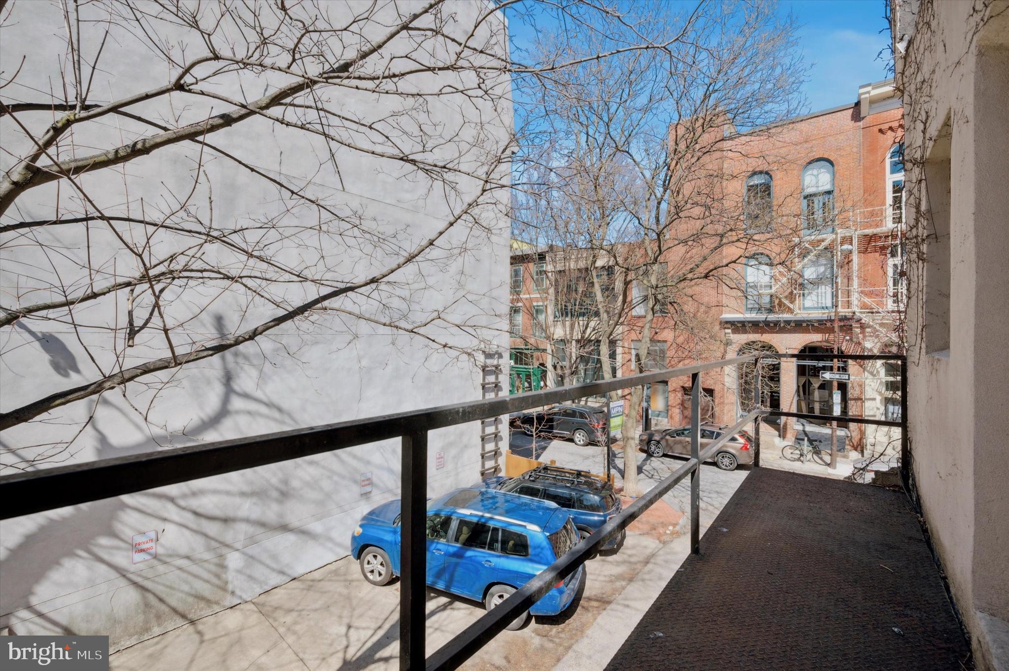 128 North 3rd Street, Unit 2R Philadelphia, PA 19106 - Photo 6 of 16 a view of balcony with wooden floor and seating space