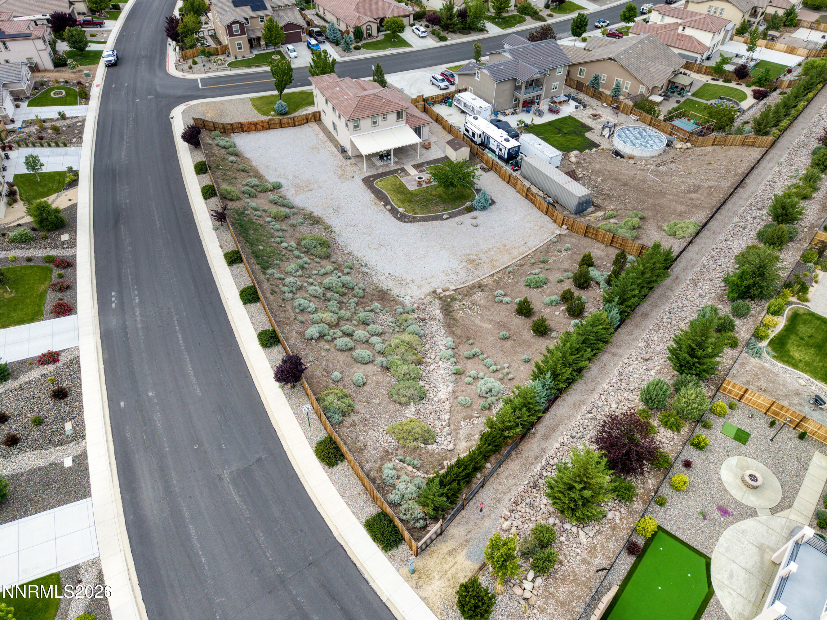 10150 Barrel Racer Drive Reno, NV 89521 - Photo 39 of 64 an aerial view of swimming pool