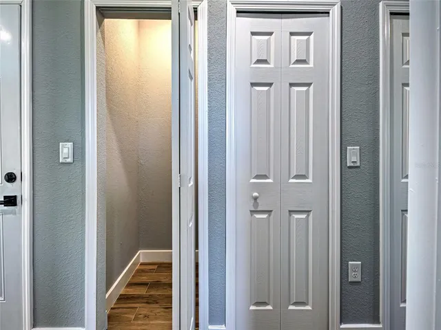 a view of a front door