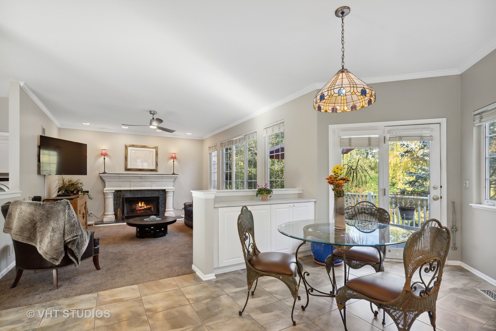 6265 Murifield Drive Gurnee, IL 60031 - Photo 8 of 30 a view of a dining room with furniture window and outside view