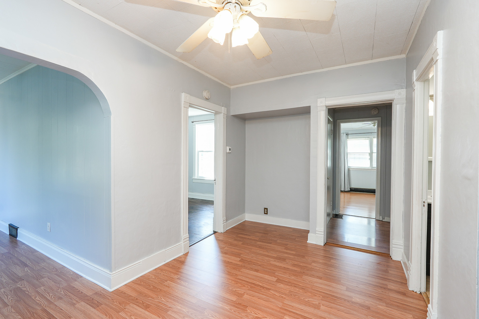 264 West 3rd Street Manteno, IL 60950 - Photo 12 of 29 a view of an empty room with wooden floor