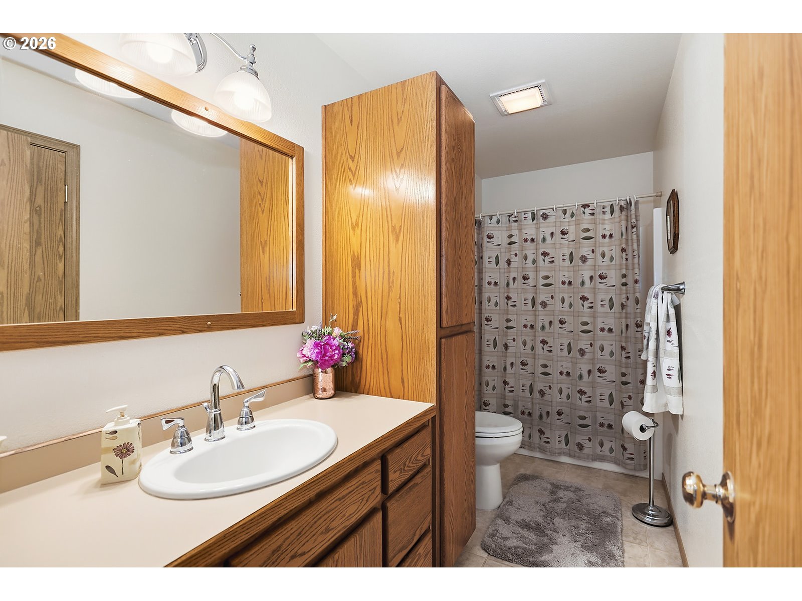 64 Seely Drive Goldendale, WA 98620 - Photo 18 of 46 a bathroom with a sink and a mirror