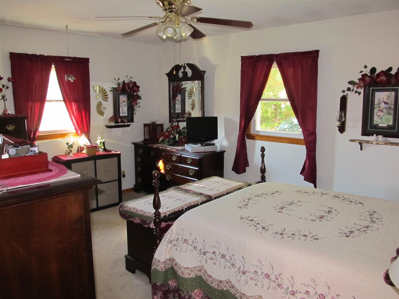 218 Dooms Crossing Road Waynesboro, VA 22980 - Photo 14 of 24 a bedroom with a bed and a flat screen tv