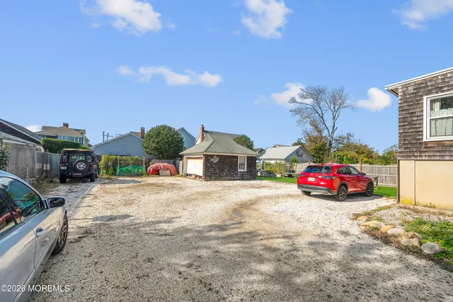 a car parked in front of a house