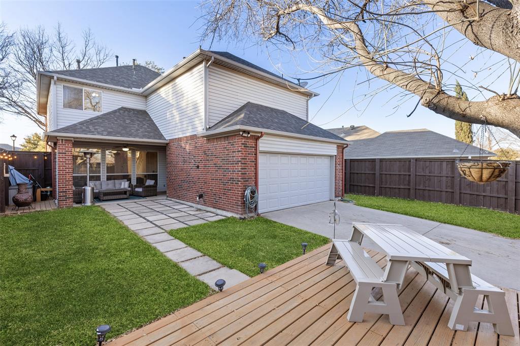 18212 Muir Circle Dallas, TX 75287 - Photo 12 of 13 a front view of a house with a yard