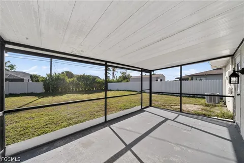 a view of balcony with floor