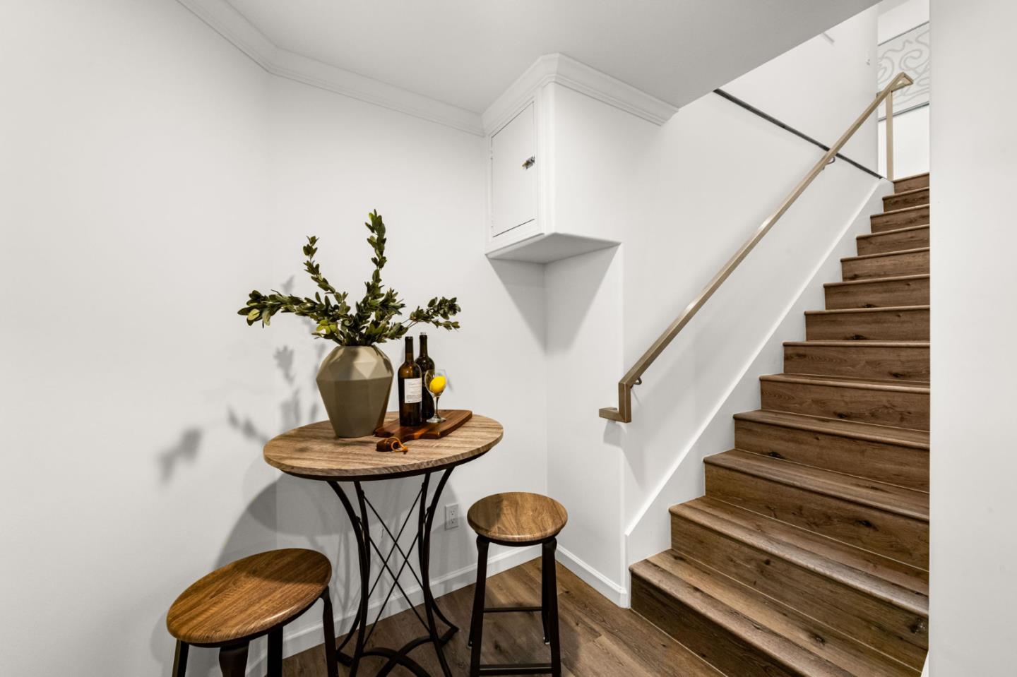 415 El Centro Road Hillsborough, CA 94010 - Photo 41 of 60 a view of entryway and hall with wooden floor