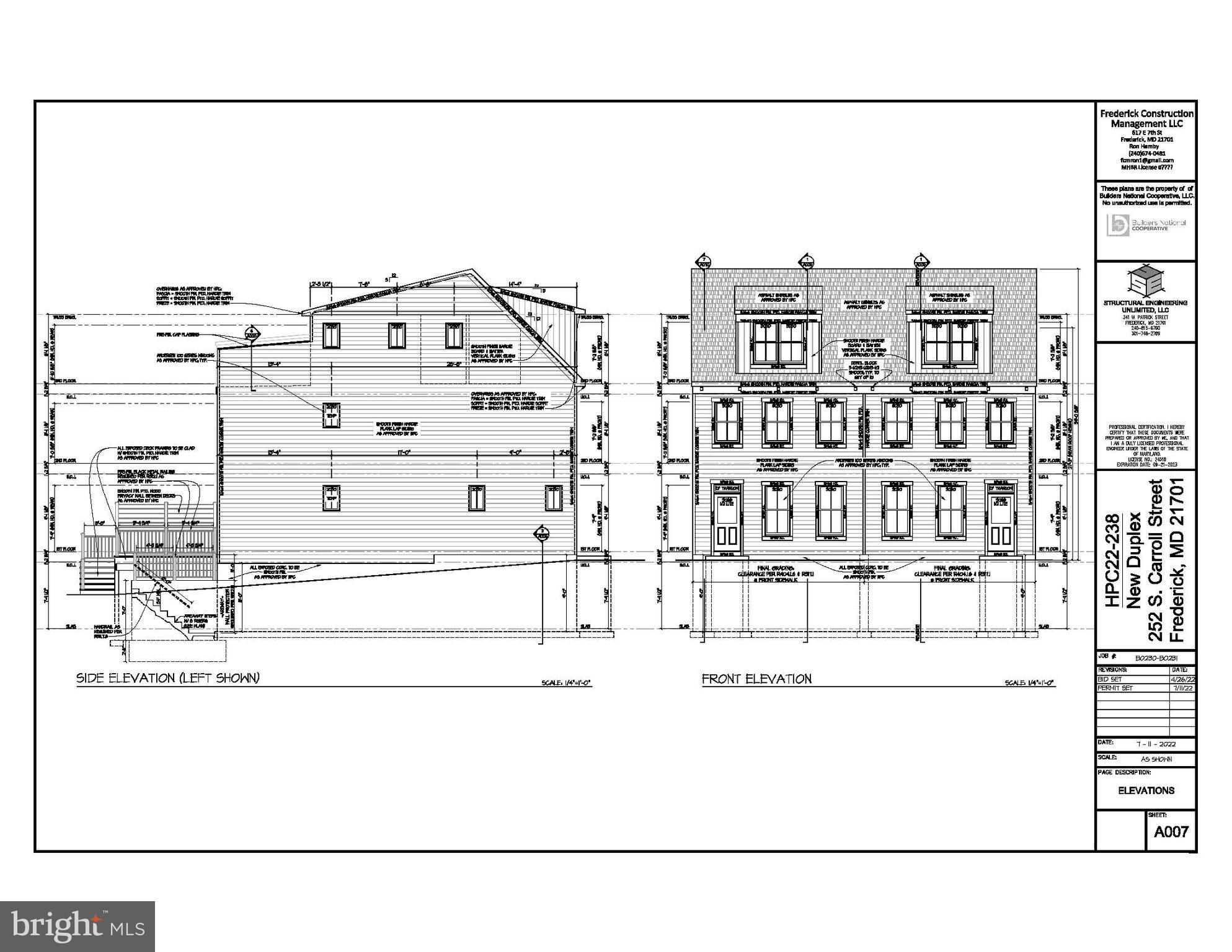 252 South Carroll Street Frederick, MD 21701 - Photo 2 of 68 a black and white photo of a picture