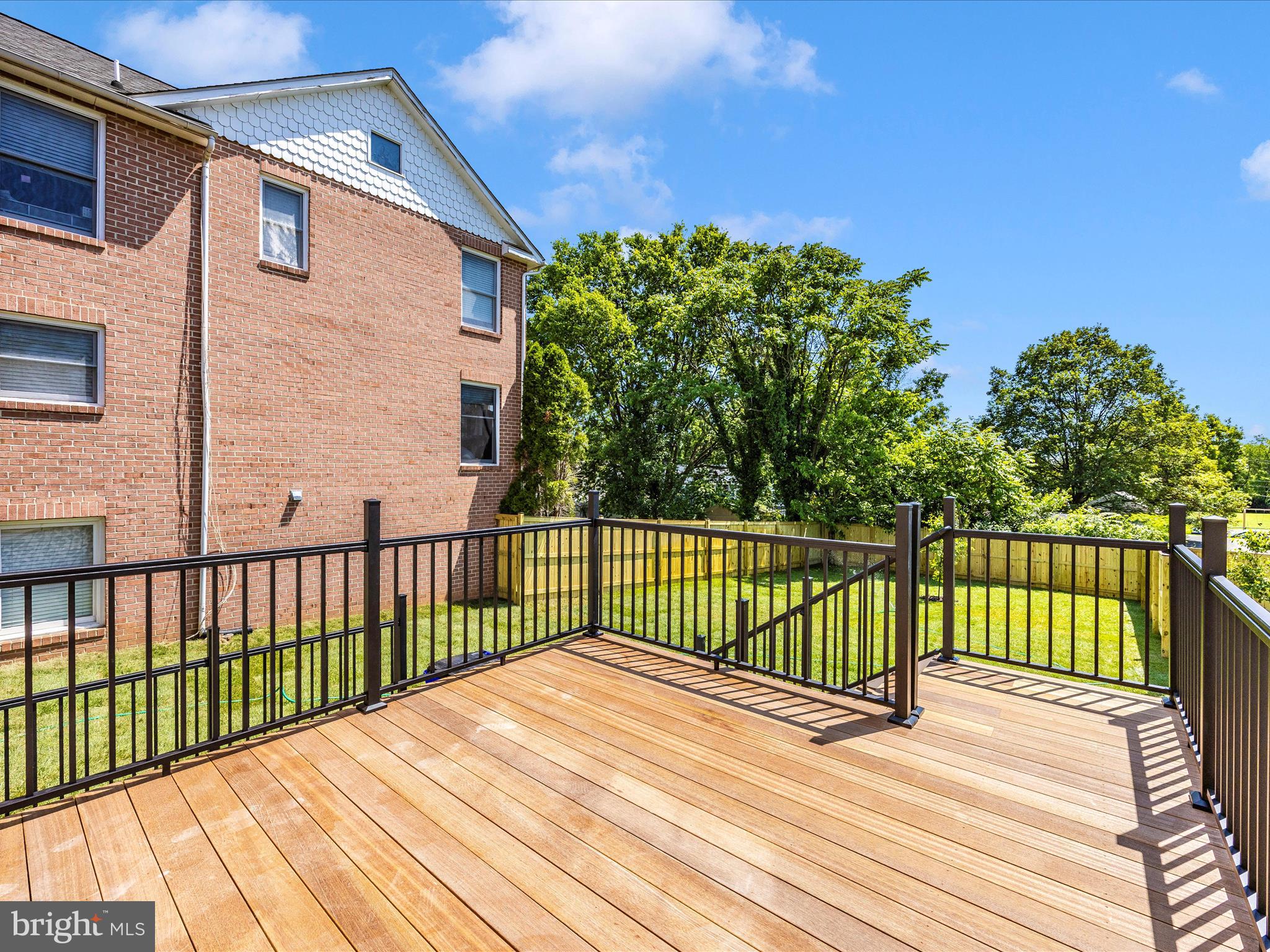 252 South Carroll Street Frederick, MD 21701 - Photo 51 of 68 a view of a wooden roof deck
