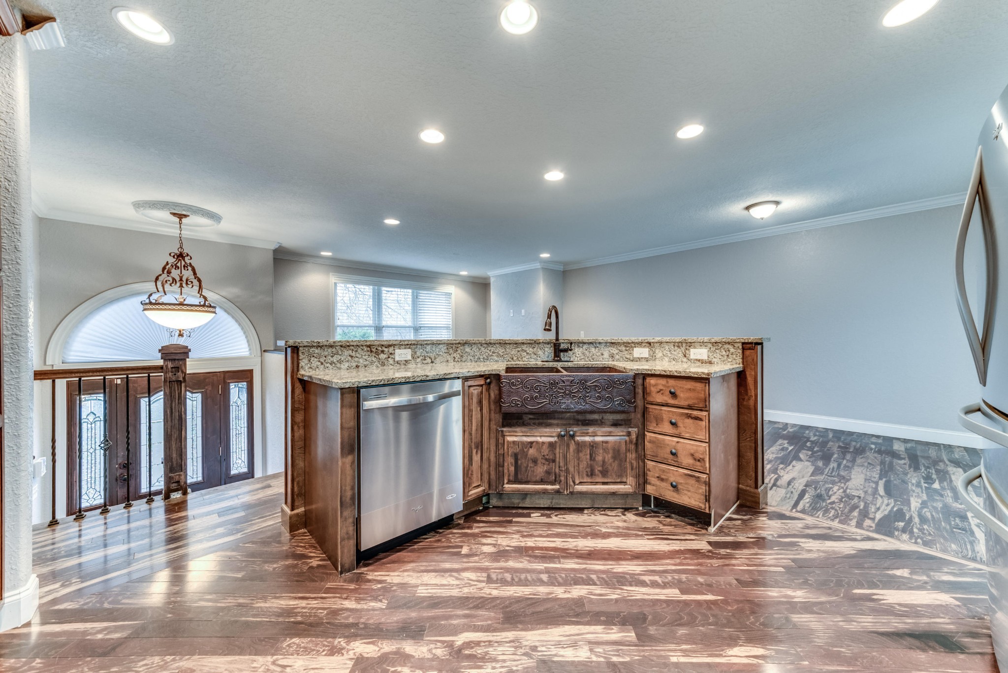 3405 Shagbark Road Powell, TN 37849 - Photo 3 of 20 a kitchen with stainless steel appliances granite countertop a stove and a sink