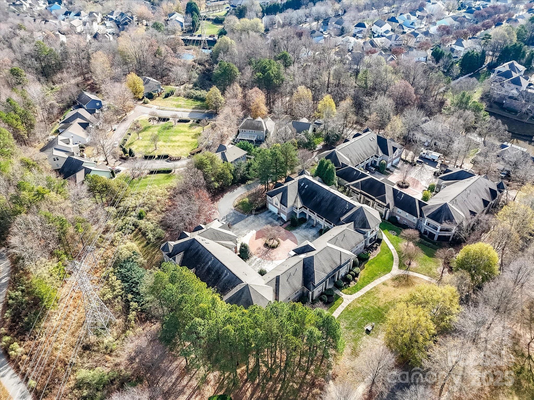 9065 Rosalyn Glen Road Cornelius, NC 28031 - Photo 29 of 35 an aerial view of house with yard