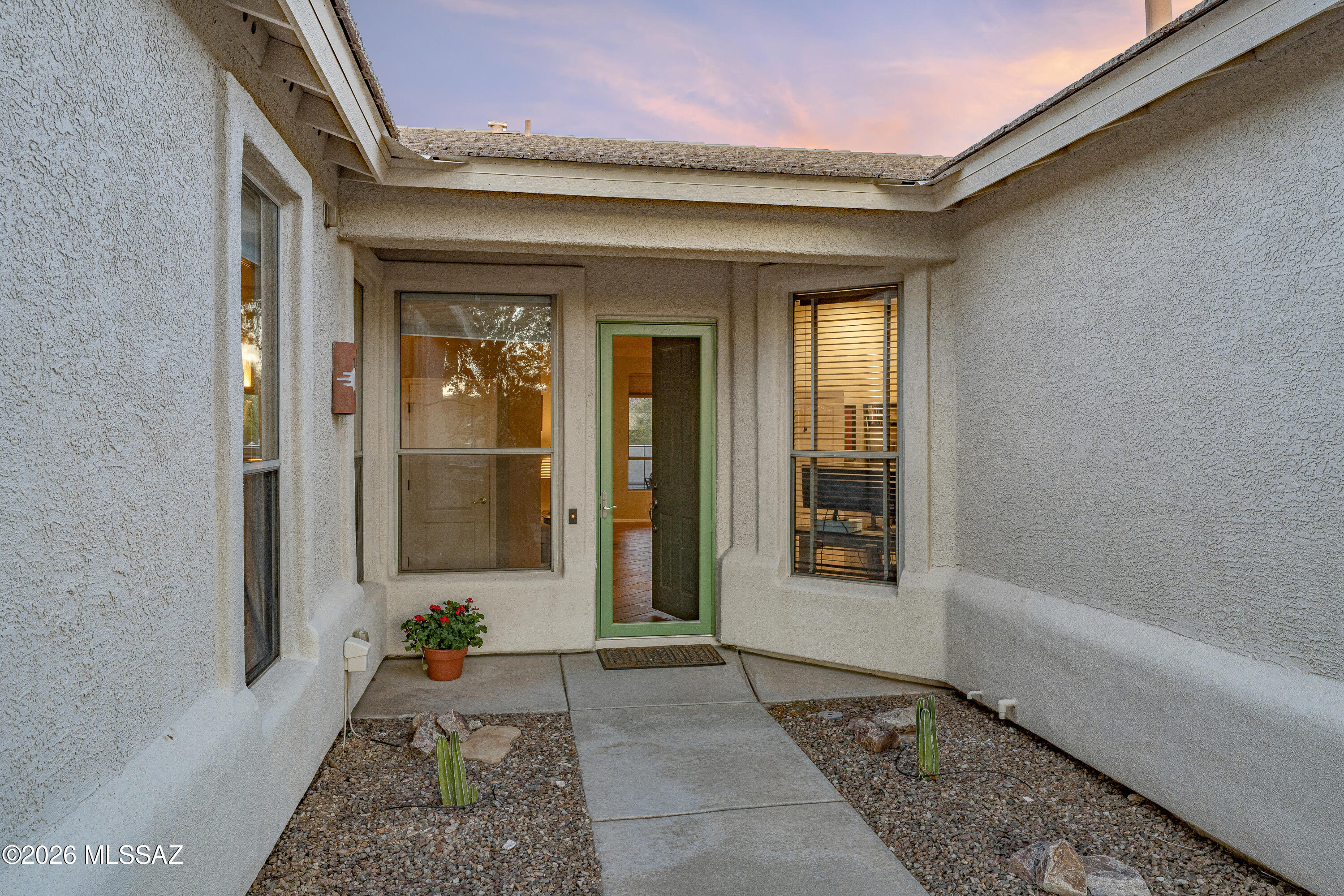 11770 North Copper Ridge Place Tucson, AZ 85737 - Photo 3 of 45 Newer Glass Front Door