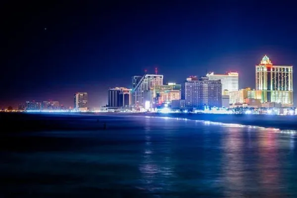 a view of city and lake view