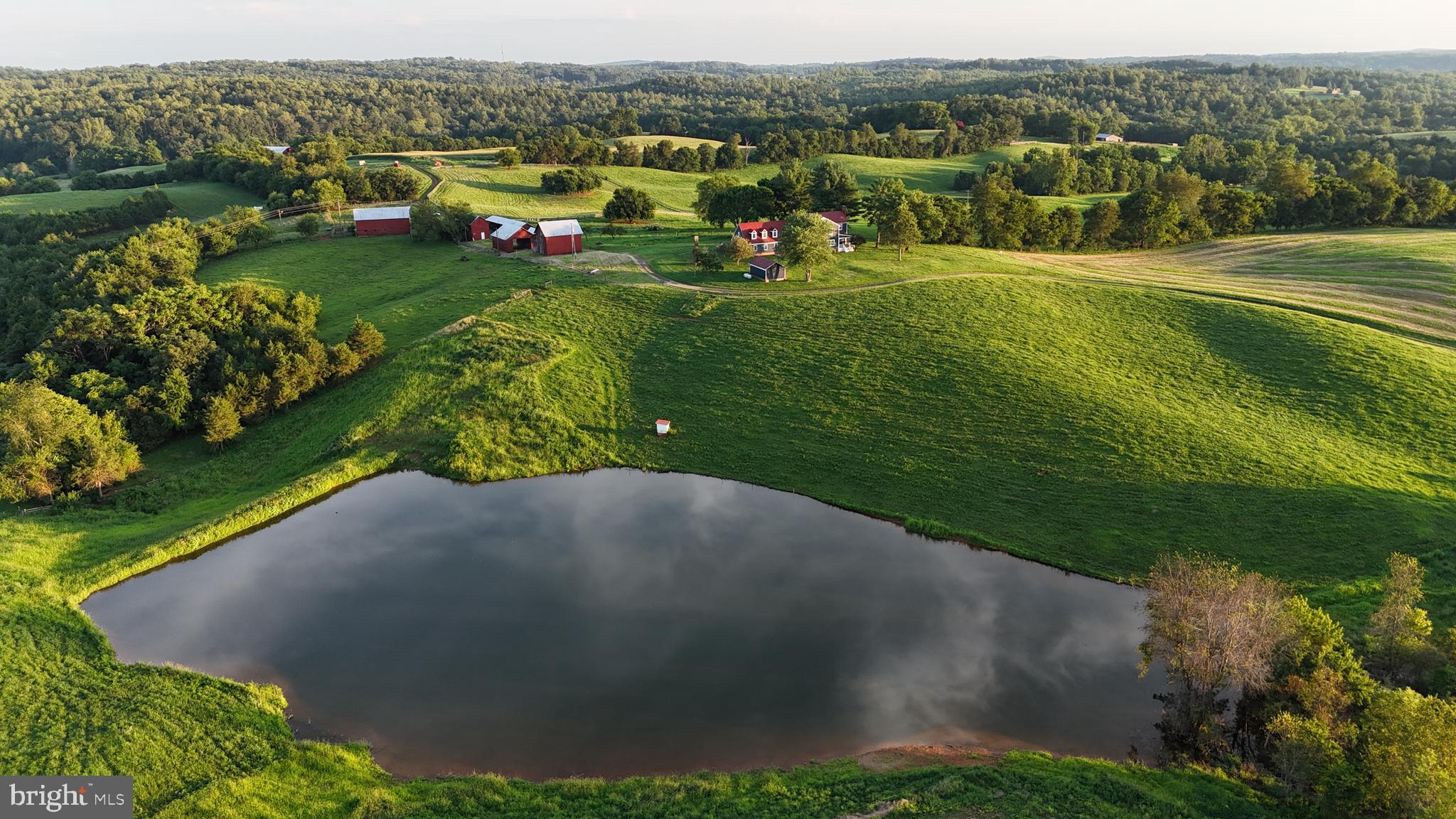 9534 Spring Hill Lane Rixeyville, VA 22737 - Photo 28 of 70 Aerial view of farm