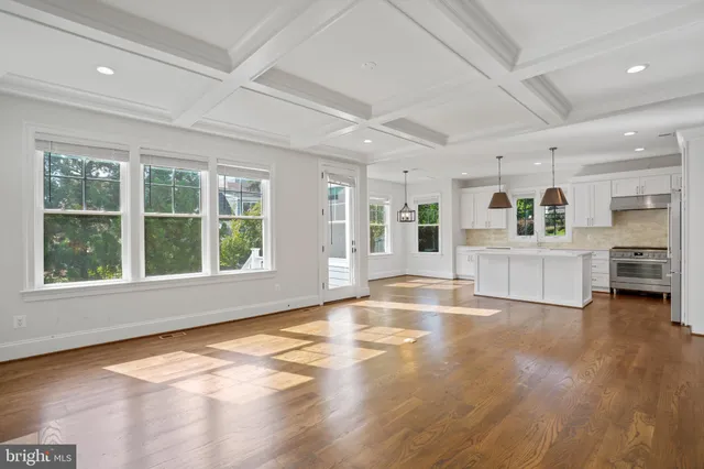 a view of livingroom with hardwood floor and window