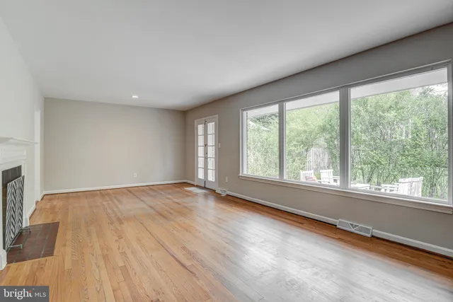 a view of living room and bedroom