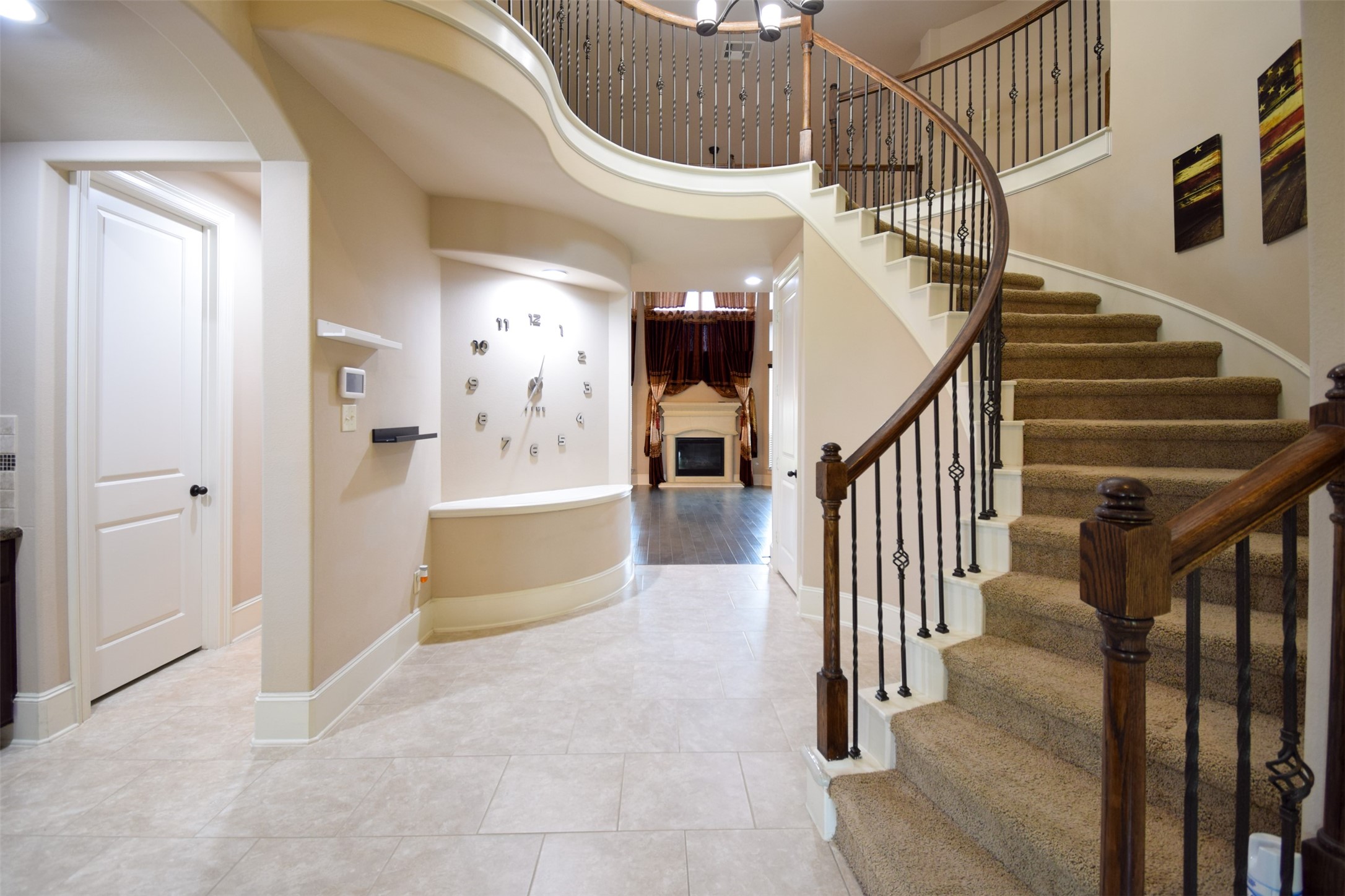 27363 Pendleton Trace Drive Spring, TX 77386 - Photo 4 of 26 a view of entryway and hall with wooden floor