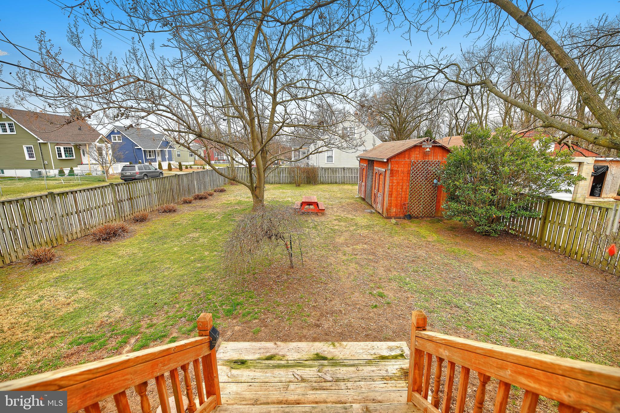 2011 Oakland Road Baltimore, MD 21220 - Photo 26 of 33 Steps into large privacy-fenced yard!