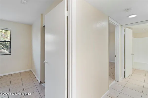 a view of an empty room