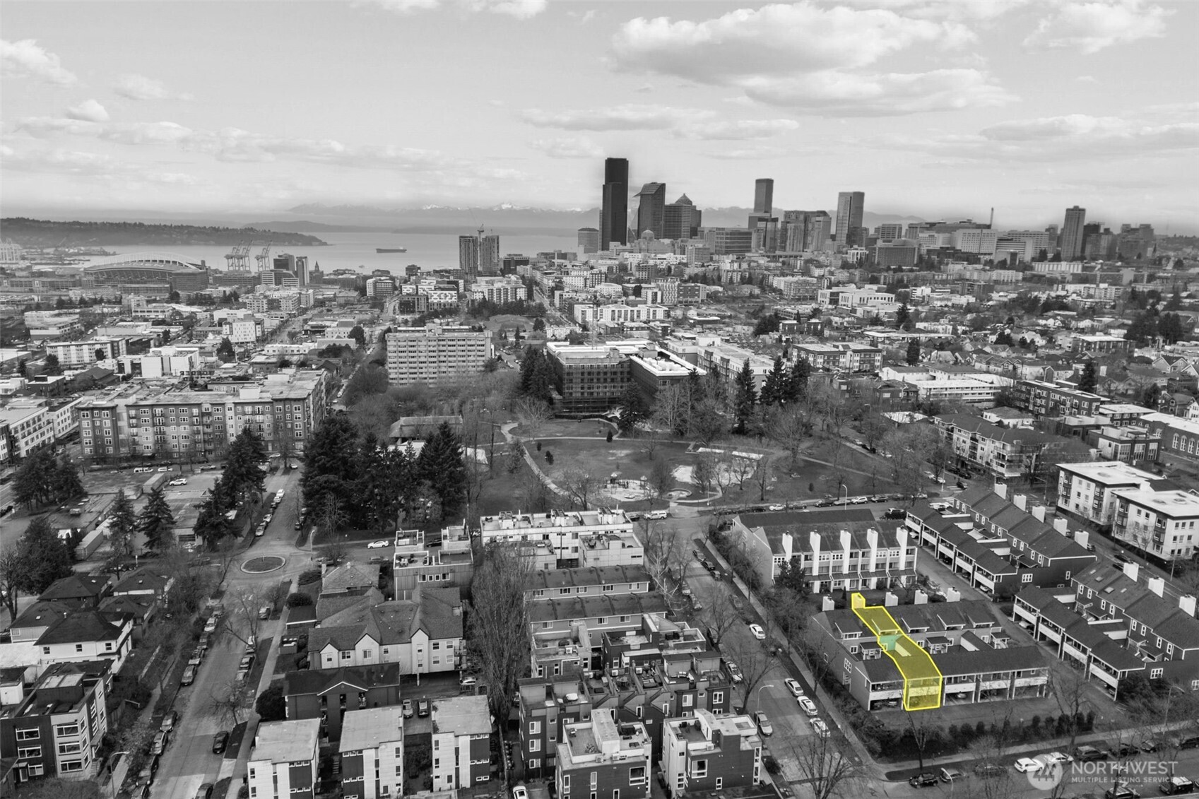2001 East Yesler Way, Unit 46 Seattle, WA 98122 - Photo 19 of 20 an aerial view of multiple house