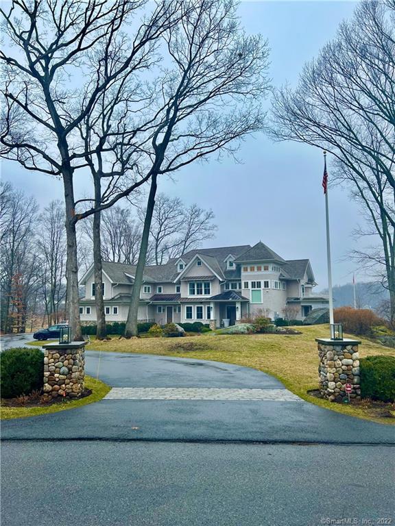 House entrance and front yard