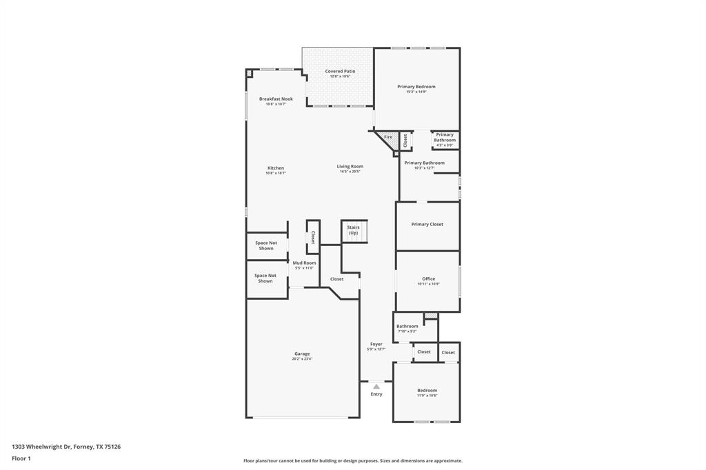 1303 Wheelwright Drive Forney, TX 75126 - Photo 37 of 39 Floor plan