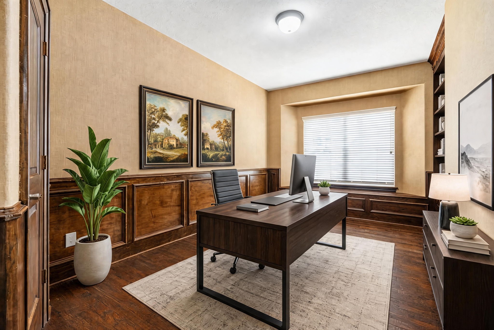 2115 Graystone Ridge Drive Conroe, TX 77304 - Photo 25 of 47 A perfect study space designed for focus and productivity, featuring a quiet, comfortable layout ideal for working from home, reading, or managing daily tasks.