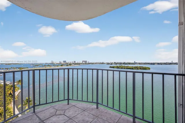 a view of an ocean and beach
