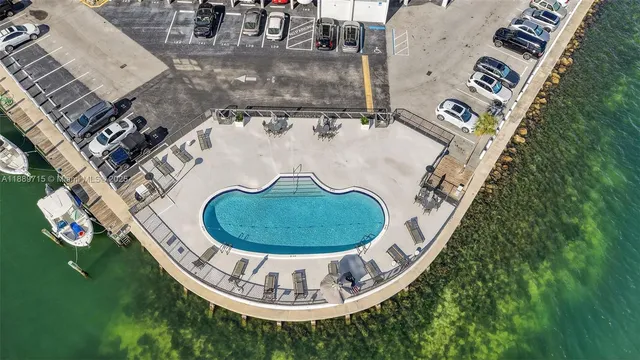a view of a lake with a mountain view
