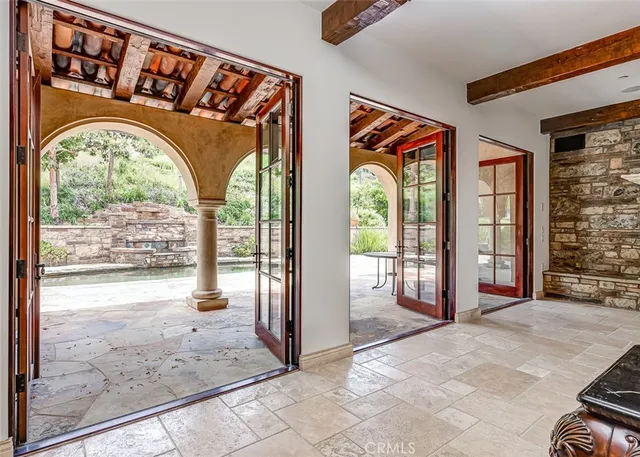 a view of a entryway door of the house