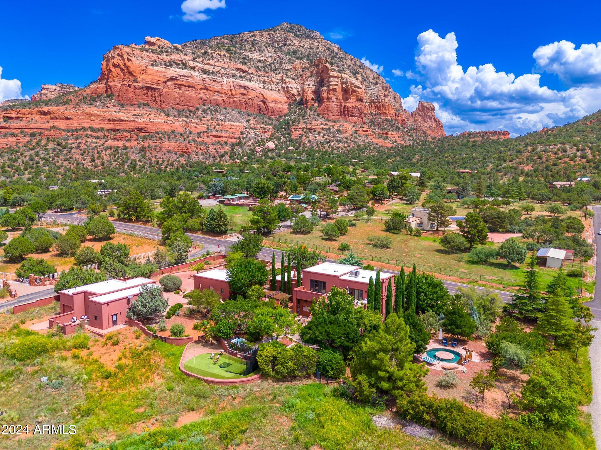 1275 Dry Creek Road Sedona, AZ 86336 - Photo 45 of 47 Aerial View