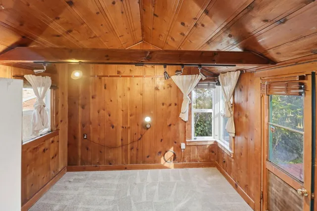 a view of a glass door with a glass door