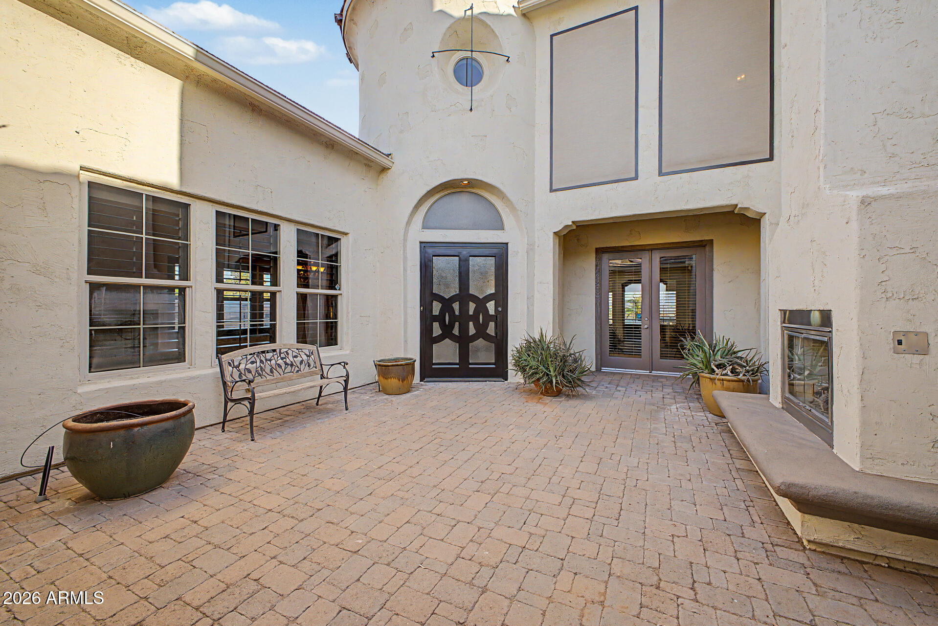 6705 West Fremont Road Laveen, AZ 85339 - Photo 8 of 88 Private courtyard with fireplace