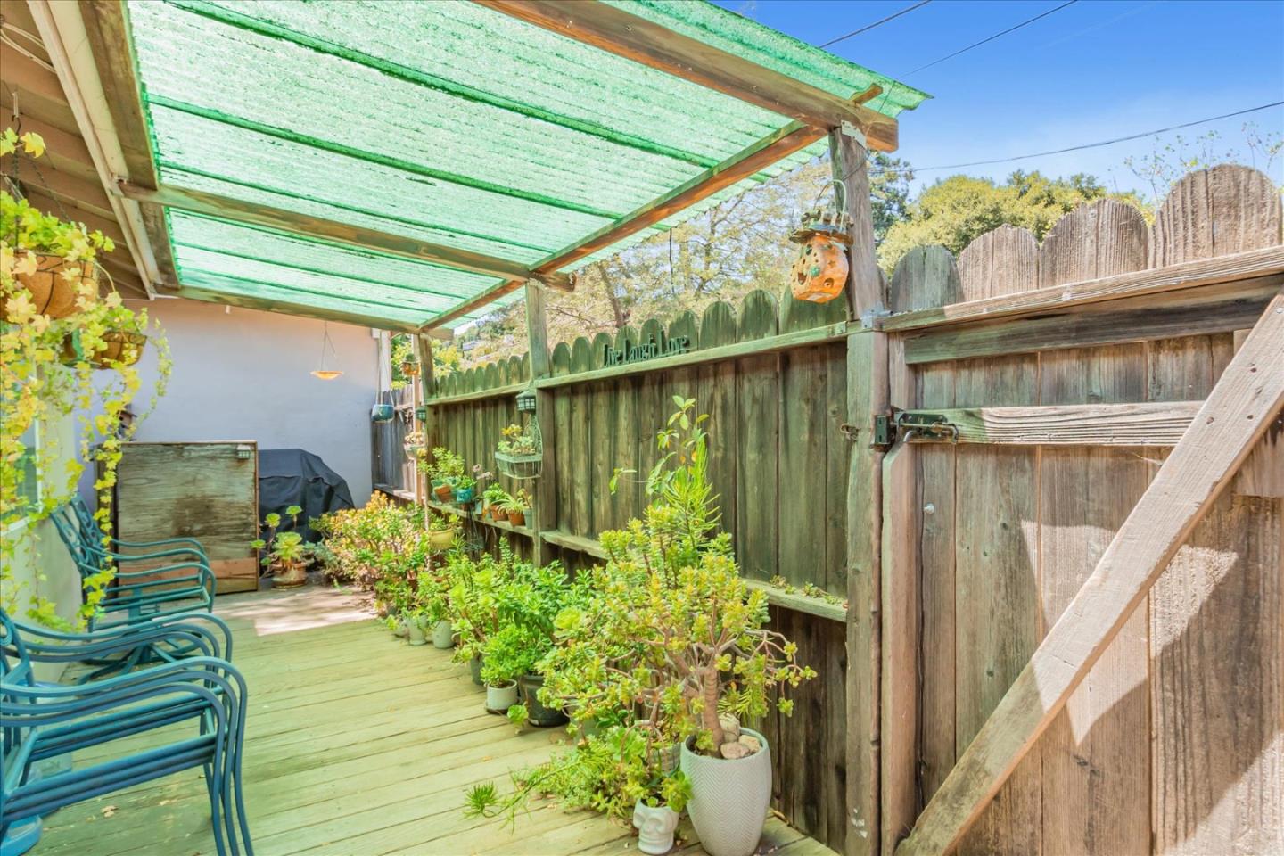 22620 Alcalde Road Cupertino, CA 95014 - Photo 38 of 39 a view of a backyard with sitting area