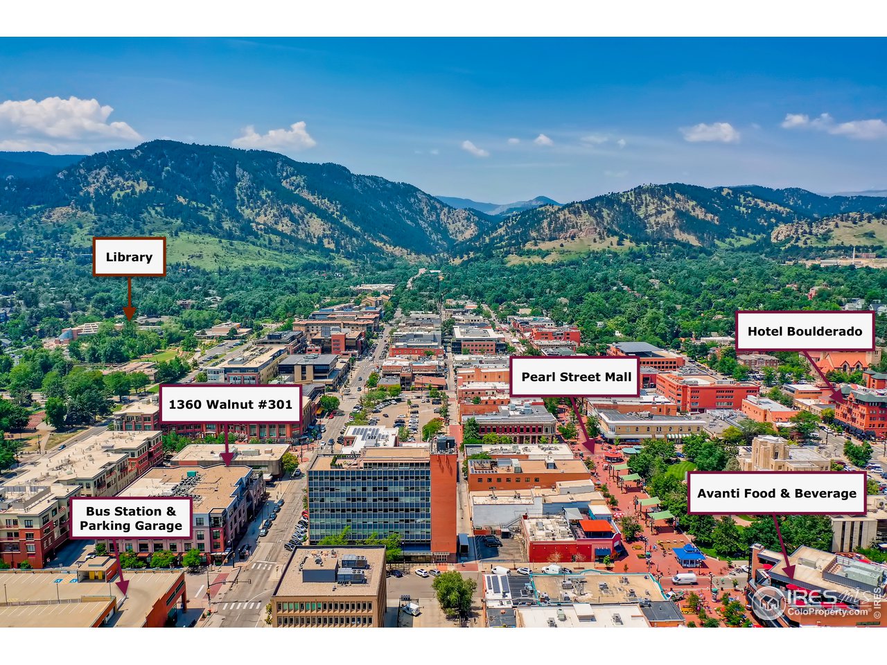 1360 Walnut Street, Unit 301 Boulder, CO 80302 - Photo 37 of 40 a view of a city