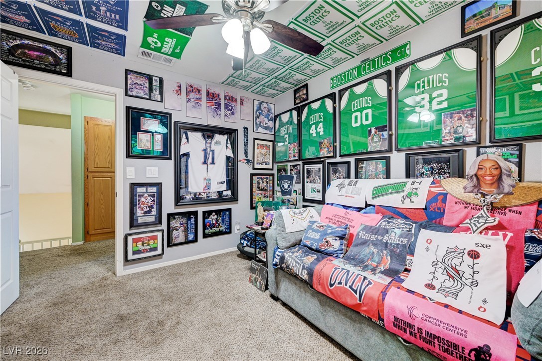 14 Barton Spring Circle Henderson, NV 89074 - Photo 37 of 64 Playroom with a ceiling fan